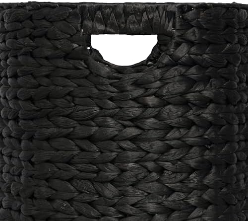 happimess Avery 3-Piece Cylinder Nesting Baskets 13", Black - Image 4