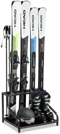 FHXZH Ski Storage Rack for Garage - Freestanding Ski Holders by FHXZH