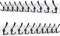 SKOLOO Rustic Large Wall Mounted Coat Rack-38.6'' Long Coat Rack for Wall, Pine Solid Wood Coat Rack Hook, Farmhouse Coat Hanger Wall Mount for Hanging Jacket Coat Hat, Pack of 2 by SKOLOO