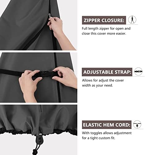 ULTCOVER Waterproof Patio Cantilever Offset Umbrella Cover - Image 5