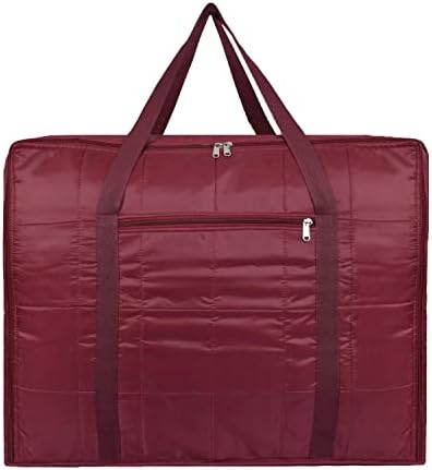 ANKIT INTERNATIONAL Multi-Purpose Storage Bag Light Weighted/Moisture Proof Parachute Jumbo Storage Bag for Clothes & Bedding Storage-Maroon by AI+ANKIT+INTERNATIONAL