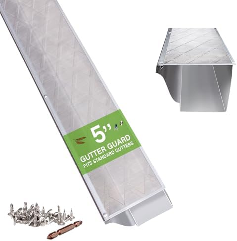 5 Inch Gutter Guard, 100% Stainless Steel Micro-Mesh Screen by Hoopmon%7CUniversalGuardian