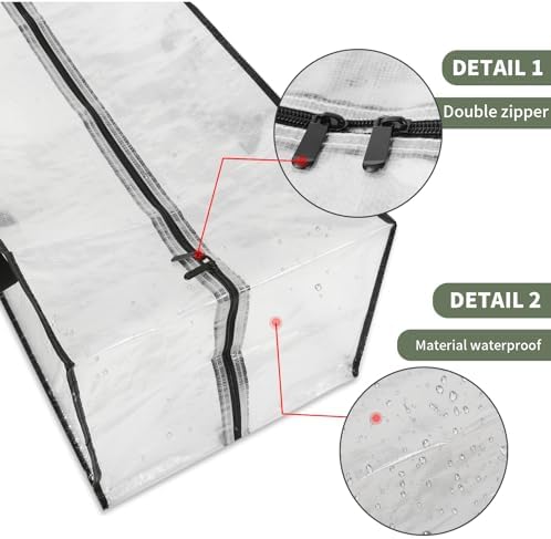 Heavy Duty Clear Moving Bags with Strong Zipper & Comfortable Handles - Image 5