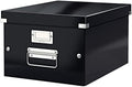 Leitz A5 Storage Box, Click and Store Range 60430001 - Small, Black Storage Box A4 by Leitz