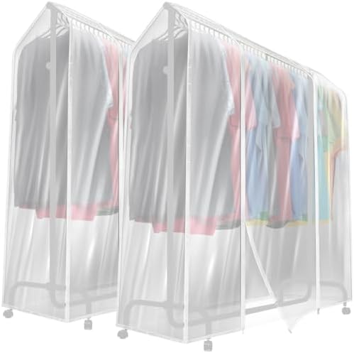 Sorbus Garment Rack Cover, Dustproof Clothing Protector (2 Pack) by Sorbus
