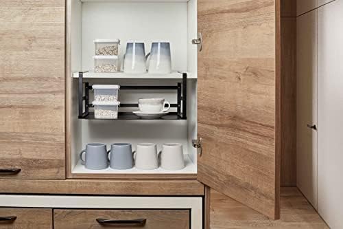 Nxconsu Under Shelf Basket 2 Pack, Cabinet Storage Organizer, 16.1" Black - Image 5