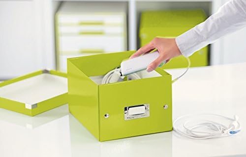 Leitz A5 Storage Box, Click and Store Range 60430001 - Small, White Storage Box A4 - Image 4