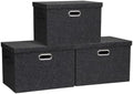 Storage Bins with Lids,Fabric Storage Bins with lids 16.3"x11.6"x10.9" by Posprica
