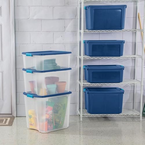 Sterilite Latch and Carry, Plastic Storage Bins w/Lids, 12 Gallon, 24-Pack - Image 4