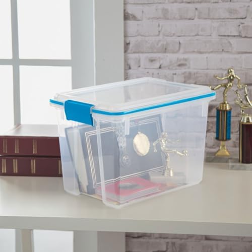Sterilite Gasket Storage Box with Lids for Home & Office, 20 Quart, 12-Pack - Image 6