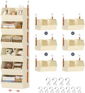 Hanging Closet Organizer Extra Large, Clothes Hanging Shelves for Closet with Divider, Collapsible Closet Storage System, Fabric Storage Bins for Home, Dorm, Rv, Sweaters, Handbags, Underwear, Sock by DiMJ