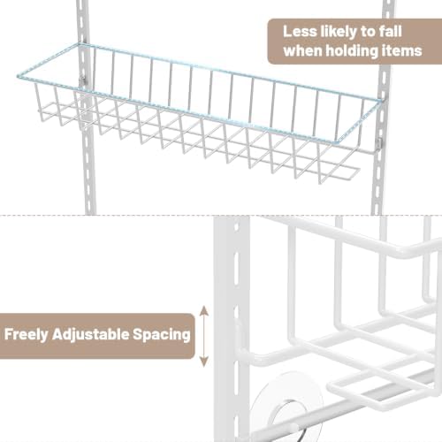 ElegantArray 9-Tier Pantry Door Organizer, White - Image 3