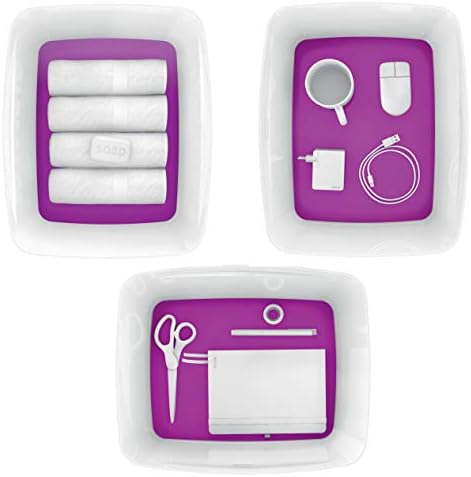 Leitz Storage Box with Lid, Purple, 38.5 x 31.8 x 19.8 cm - Image 4
