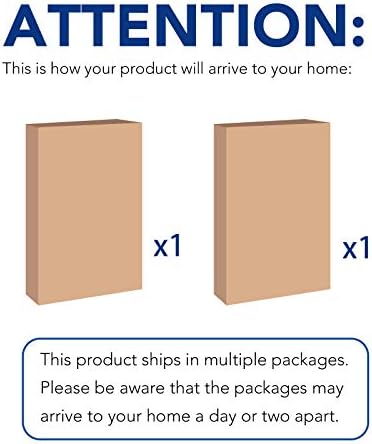 FLEXIMOUNTS 4x8 Overhead Garage Storage Rack with Hooks, 2 Pack, White - Image 3