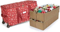 Covermates Rolling Adjustable Ornament Storage Bag, 25.5"W x 13"D x 12.5"H by Covermates