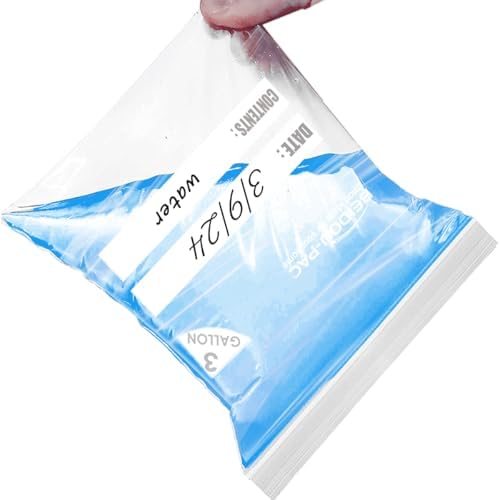 BEIDOU-PAC 3 Gallon Large Plastic Bags with Zipper Top, | 100 Count | 2 Mil | 16" x 18" | Heavy-Duty Reusable Clear Freezer Storage Bags - Image 6