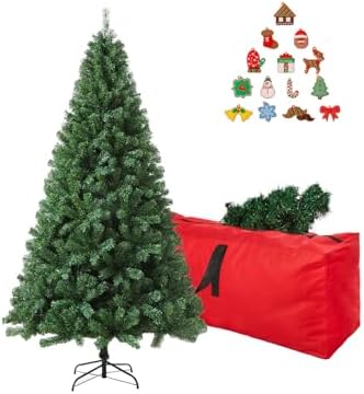 ULICO 4ft Artificial Green Christmas Tree,Premium Spruce Xmas Tree with 450 Branch Tips, Fake Christmas Tree with Foldable Metal Base Stand,Home, Office,Party Decoration by Ulicoprofessionalpersonalized