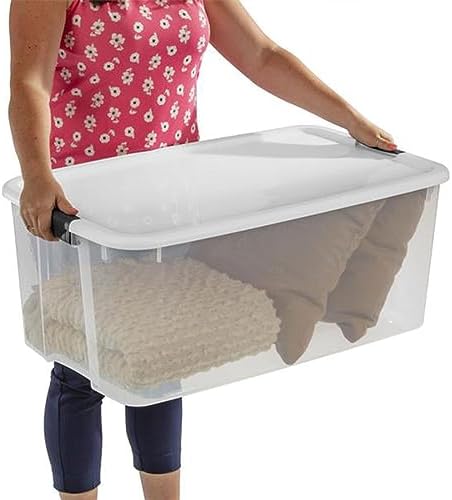 Sterilite Ultra Latch Box with Lids for Home and Office, 116 Quart, 12-Pack - Image 6