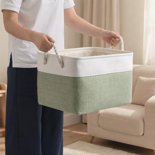 15x11x10 In Foldable Fabric Large Storage Bins with Handle 6 Pack - Image 5