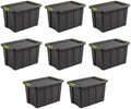 Sterilite Latching Tuff1 Tote Containers w/Lids, 30 Gallon, 8-Pack by Sterilite