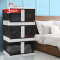 Reli. Collapsible Storage Bins 19 Gal (3 Pack) | Stackable Bins with Lids by Reli