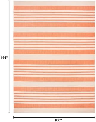 SAFAVIEH Courtyard Outdoor Area Rug 9x12, Large Terracotta CY6062-241 - Image 2