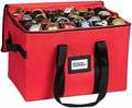 Christmas Ornament Storage Container,Box Stores Up to 96, Adjustable Dividers, Large Organizer Bin to Protect and Store Holiday Décor by HOLDN%E2%80%99STORAGE