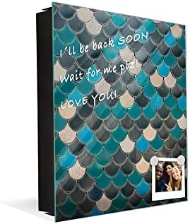Concept Crystal 50 Keys Cabinet with Decorative Front Panel and Glass White Board KN06: Textures and Tiles 2 Series - Image 4