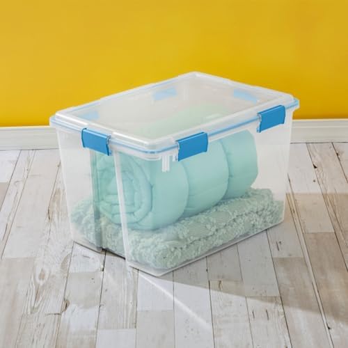Sterilite Gasket Storage Box with Lids for Home & Office, 80 Quart, 4-Pack - Image 5