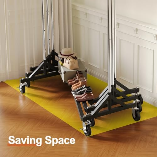 HOKEEPER Clothes Rack Z Rack Load 500LB Height Adjustable - Image 6