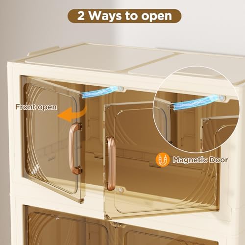 102QT 4-Tier Storage Bins with Lids for Home, Closet, Dorm - Image 3