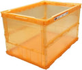 Trusco TSK-O50B-OR Thin Folding Container Scale, 12.9 gal (50 L), Orange Storage Case Storage Box by Trusco