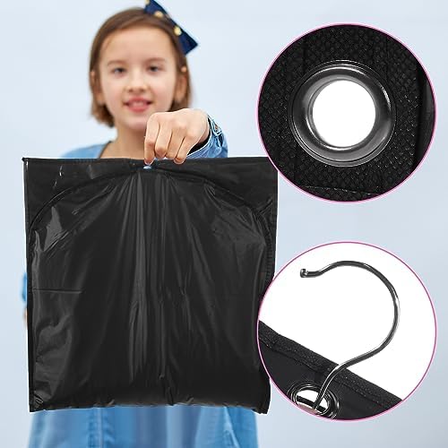 Windyun 10 Pack Garment Bags Costumes Kids 40", Black - Image 4