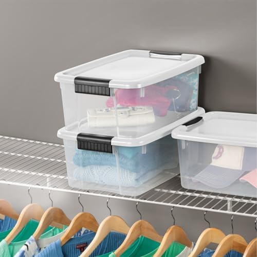Sterilite Ultra Latch Box with Lids for Home and Office, 18 Quart, 18-Pack - Image 5