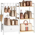 HOOBRO Purse Organizer Rack for Closet, 3-Tier Handbag Storage Stand by HOOBRO