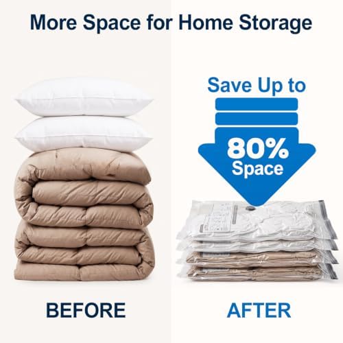 Large Vacuum Storage Bags, Airtight Space Saver with Pump, 20 Pack - Image 2
