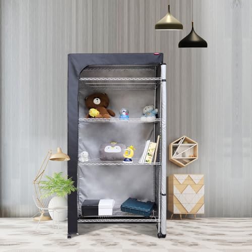 Shelving Cover for Wire Shelves, Fits 60"X24"X72" Storage Shelf - Image 2