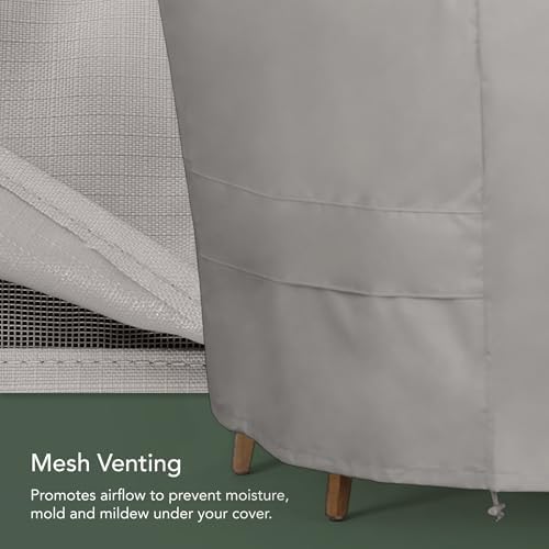 Covermates Ultima Serving Cart Cover, Polyester, 50Wx30Dx34H, Ripstop Grey - Image 5
