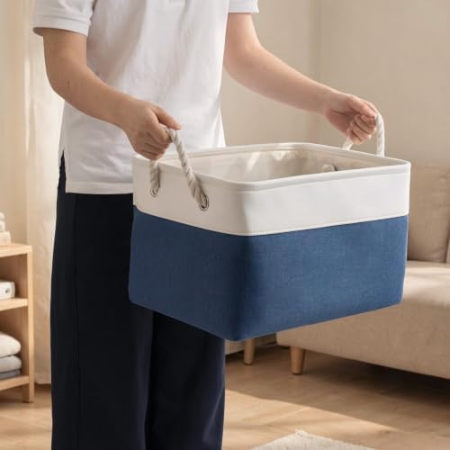 15x11x10 In Foldable Fabric Large Storage Bins with Handle 6 Pack - Image 5
