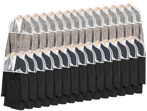Zilink Shoulder Covers for Clothes Clothes Dust Cover Protectors, 30 Pack by Zilink