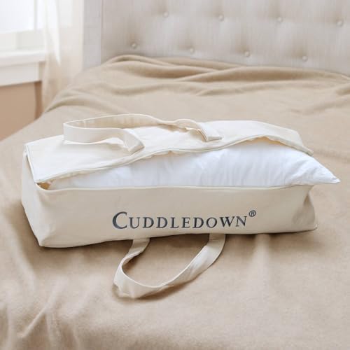 Cuddledown Bedding Storage Bag | 100% Cotton Canvas | Suitcase Style | Stores Sheets, Blankets, Comforters | Large - Image 3