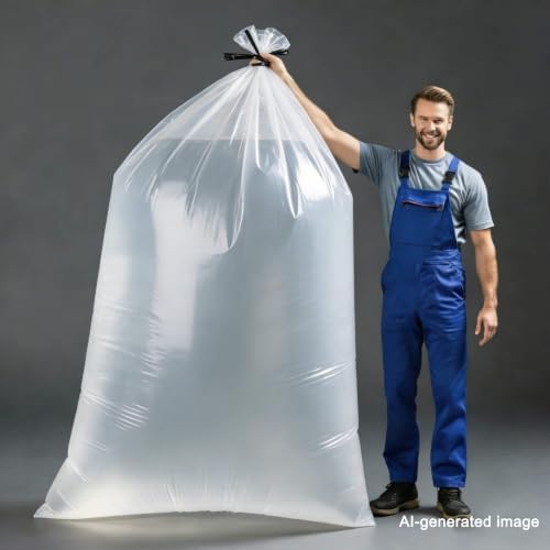 Extra Large Plastic Storage Bags 79 x 99 Inch, 5 Pack - Image 2