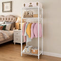 Garvee Heavy Duty Freestanding Clothes Rack, White, Mini 3 Layers by Garvee