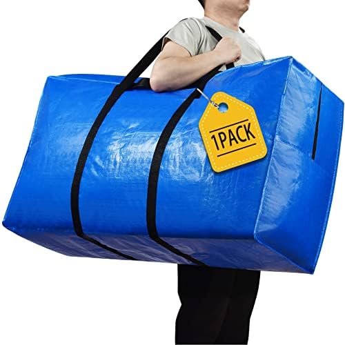 Extra Large Storage Bags, 168 Gallon XXL Jumbo Large Moving Bags Heavy Duty by HAPPY+CHEERS