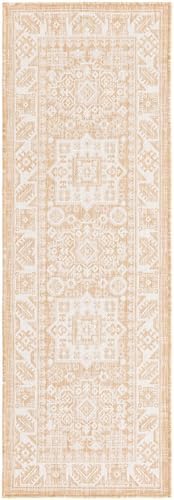 Rugs.com - Outdoor Aztec Rug – 6 Ft Runner Natural Indoor/Outdoor Rug – Flatweave Washable Runner for Patios, Decks, and Porches - Image 3