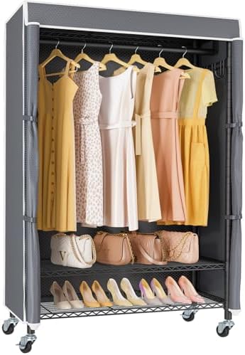 VIPEK R3C Rolling Clothes Rack with Cover Portable Closet Heavy Duty by VIPEK