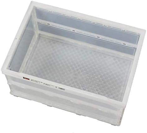 TRUSCO TSK-O40B-TM Thin Folding Container Scale, 1.4 gal (40 L), Transparent Storage Case Storage Box - Image 4