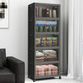 UAMFURI Stackable Storage Bins with Lids, 240QT Lockable Storage Cabinet by UAMFURIDirect