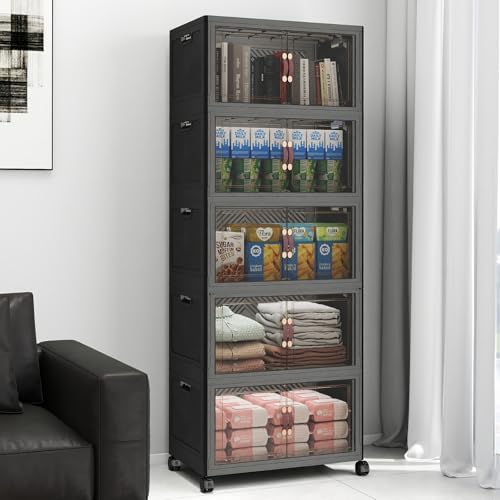 UAMFURI Stackable Storage Bins with Lids, 240QT Lockable Storage Cabinet by UAMFURIDirect