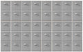 Storage Bins, 11 Inch Fabric Storage Cubes, Collapsible Cube Storage Box, Fabric Closet Organizers with Handle for Home, Office, Cabinet, Closets, Bedroom, Living Room, Grey, 40 Set by Unknown